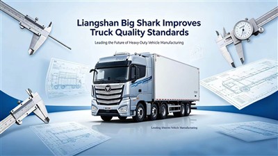 Liangshan Big Shark משפר את תקני איכות המשאית